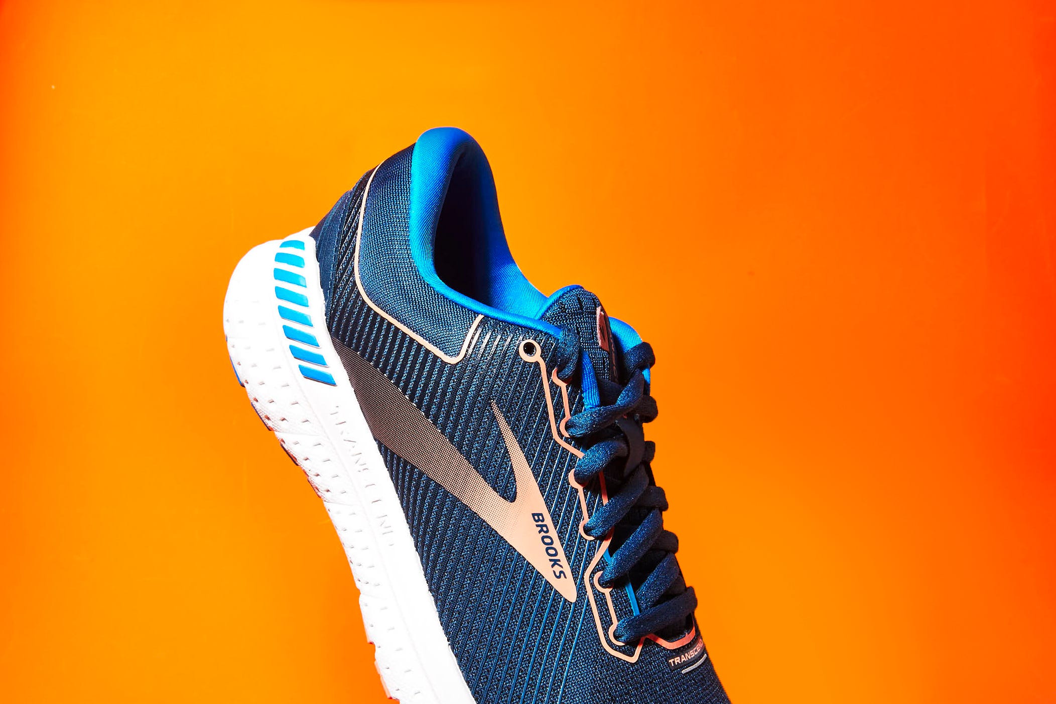 Footwear, Orange, Blue, Shoe, White, Yellow, Nike free, Electric blue, Sneakers, Outdoor shoe, 