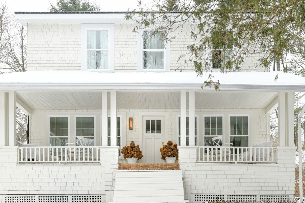 an exterior of the house renovated by leanne ford interiors