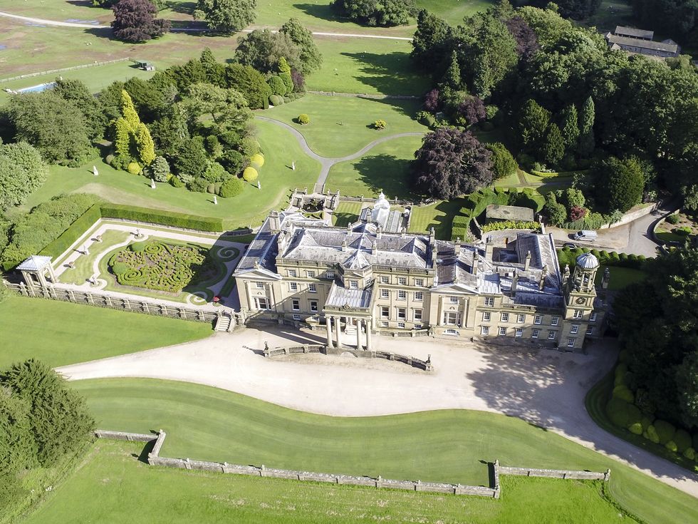 Broughton Hall - Yorkshire - aerial - cottages.com
