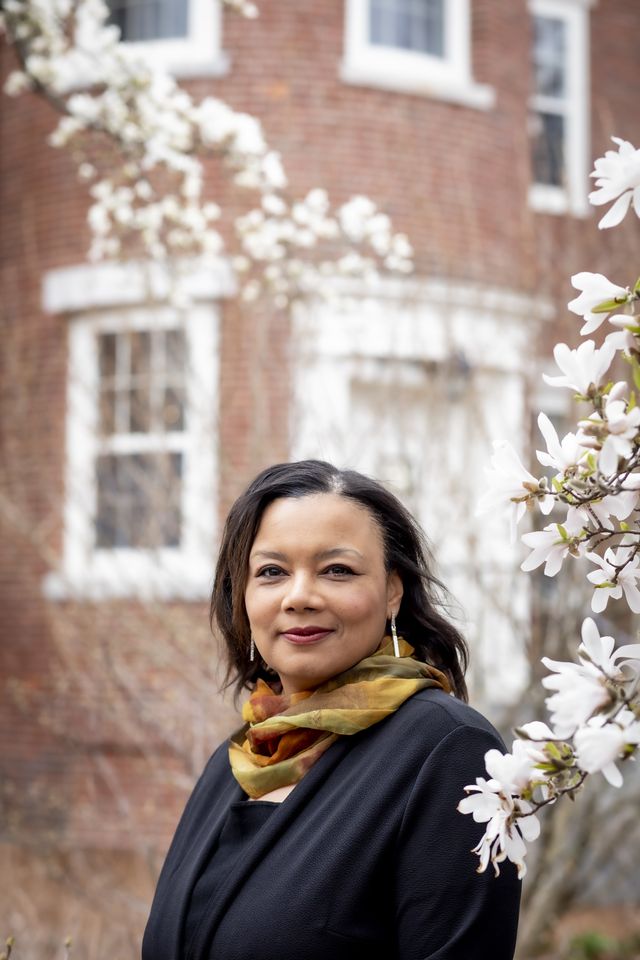 tomiko brown nagin, dean of the radcliffe institute for advanced study daniel ps paul professor of constitutional law professor of history was photographed at radcliffe yard
rose lincolnphotographer