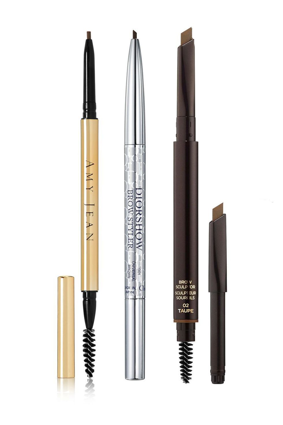 Cosmetics, Brown, Eyebrow, Product, Eye, Eye liner, Writing implement, Office supplies, Pen, Writing instrument accessory, 
