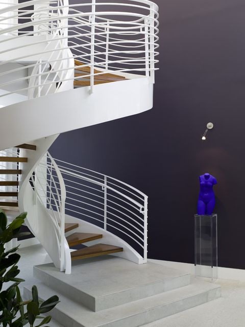 Stairs, Architecture, Room, Interior design, Design, Material property, Handrail, Furniture, Floor, Building, 