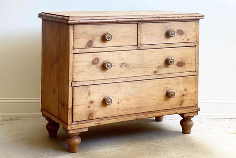 brown furniture pine chest of drawers found