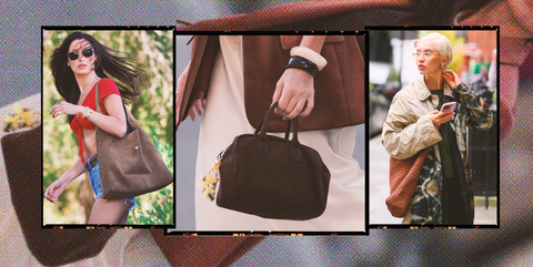 brown suede bag trend