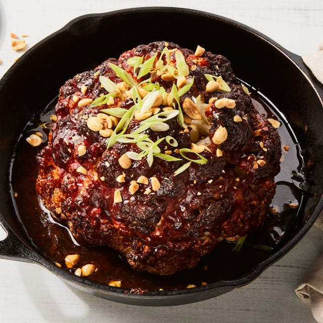 Brown Sugar BBQ Whole Roasted Cauliflower brown sugar bbq whole roasted cauliflower