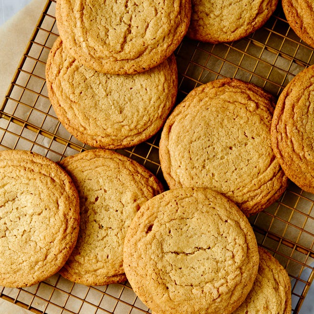 brown sugar cookies piled on top of every other