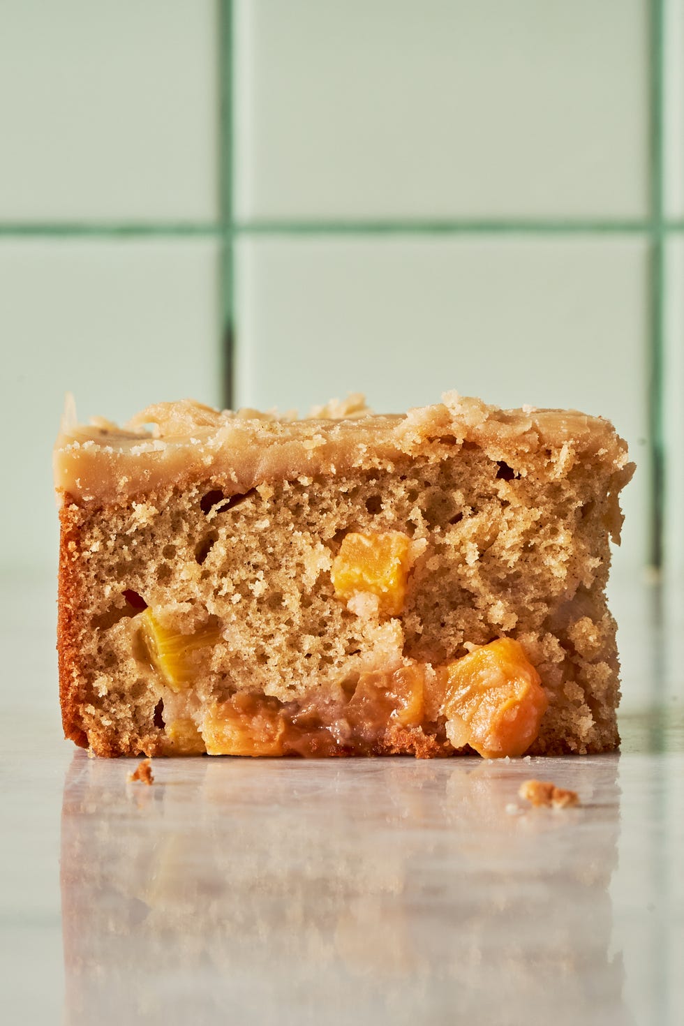 brown sugar peach cake