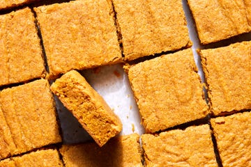 brown butter pumpkin spice blondies