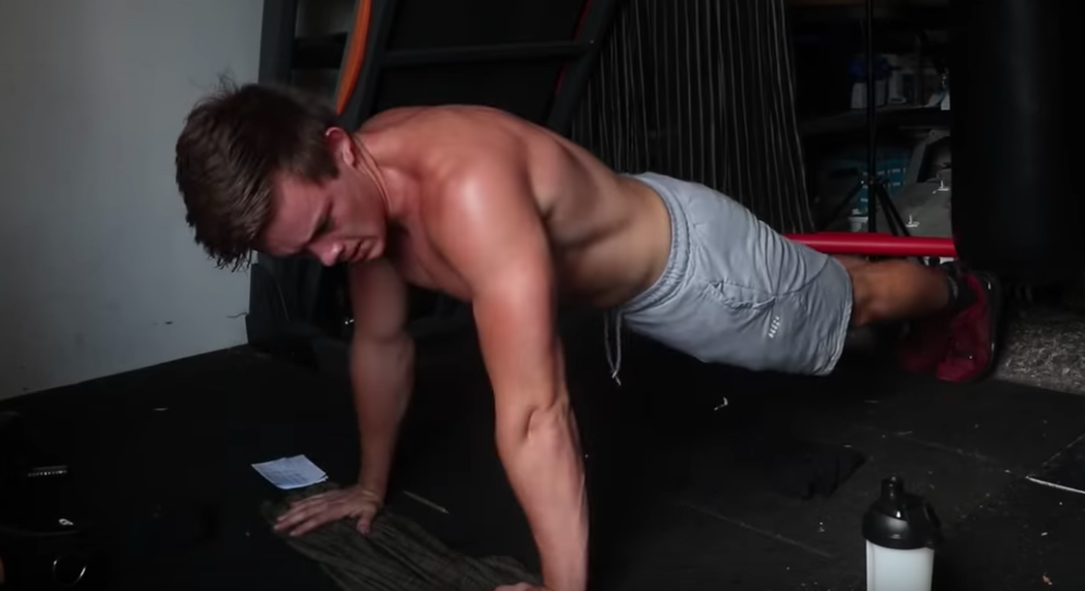 Man Attempts to Do 1,000 Pushups in 1 Hour for Video Challenge