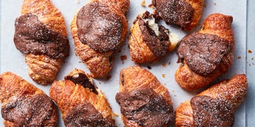 croissants with chocolate