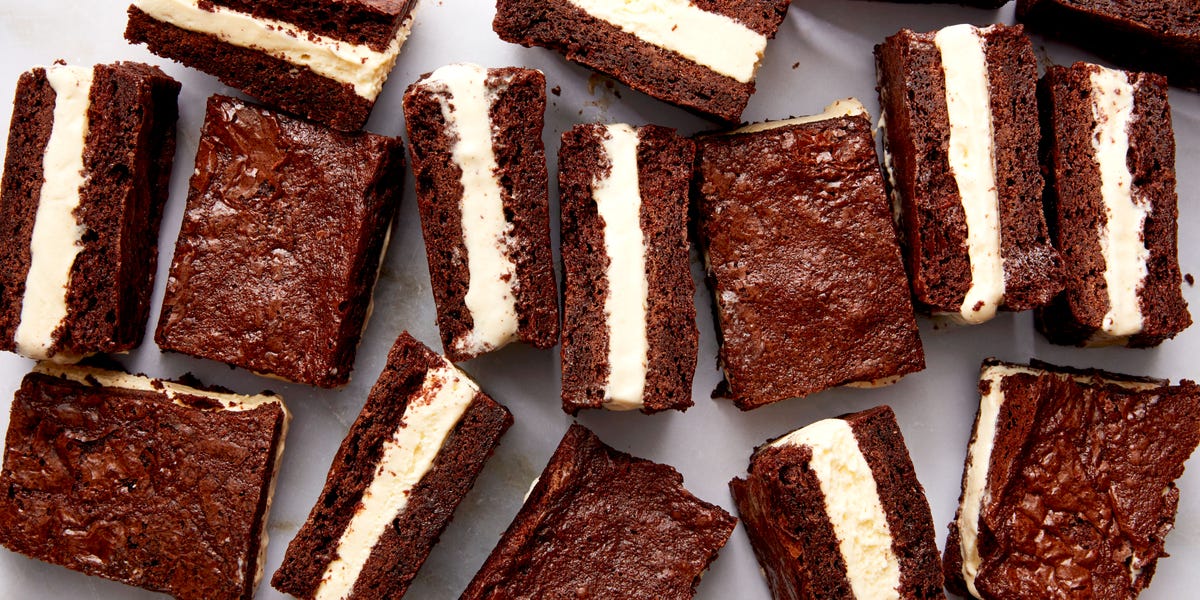 preview for These Brownie Ice Cream Sandwiches Make For A Cool Treat On Hot Days