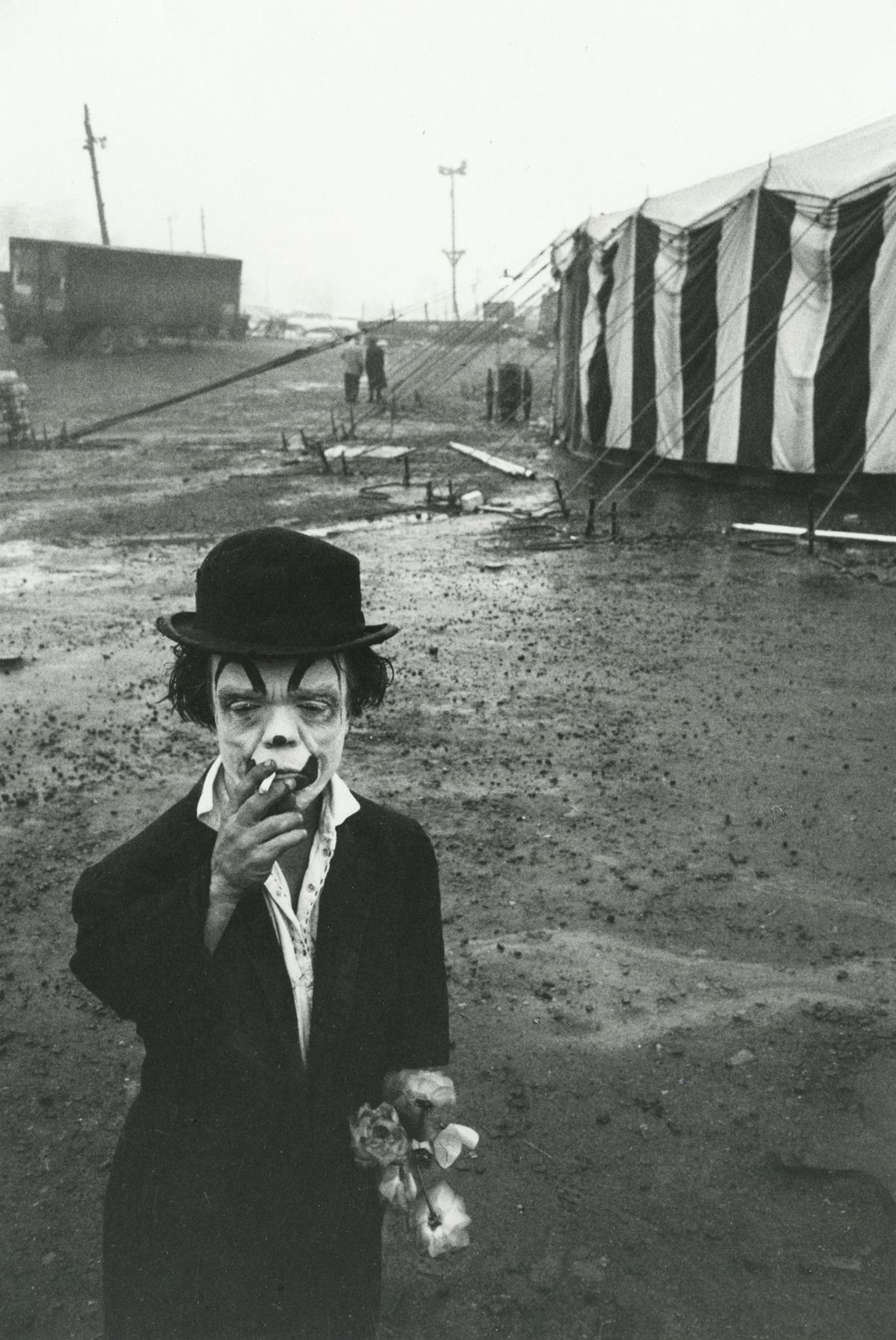 Bruce Davidson, Circus, nano, pagliaccio, Magnum Photos