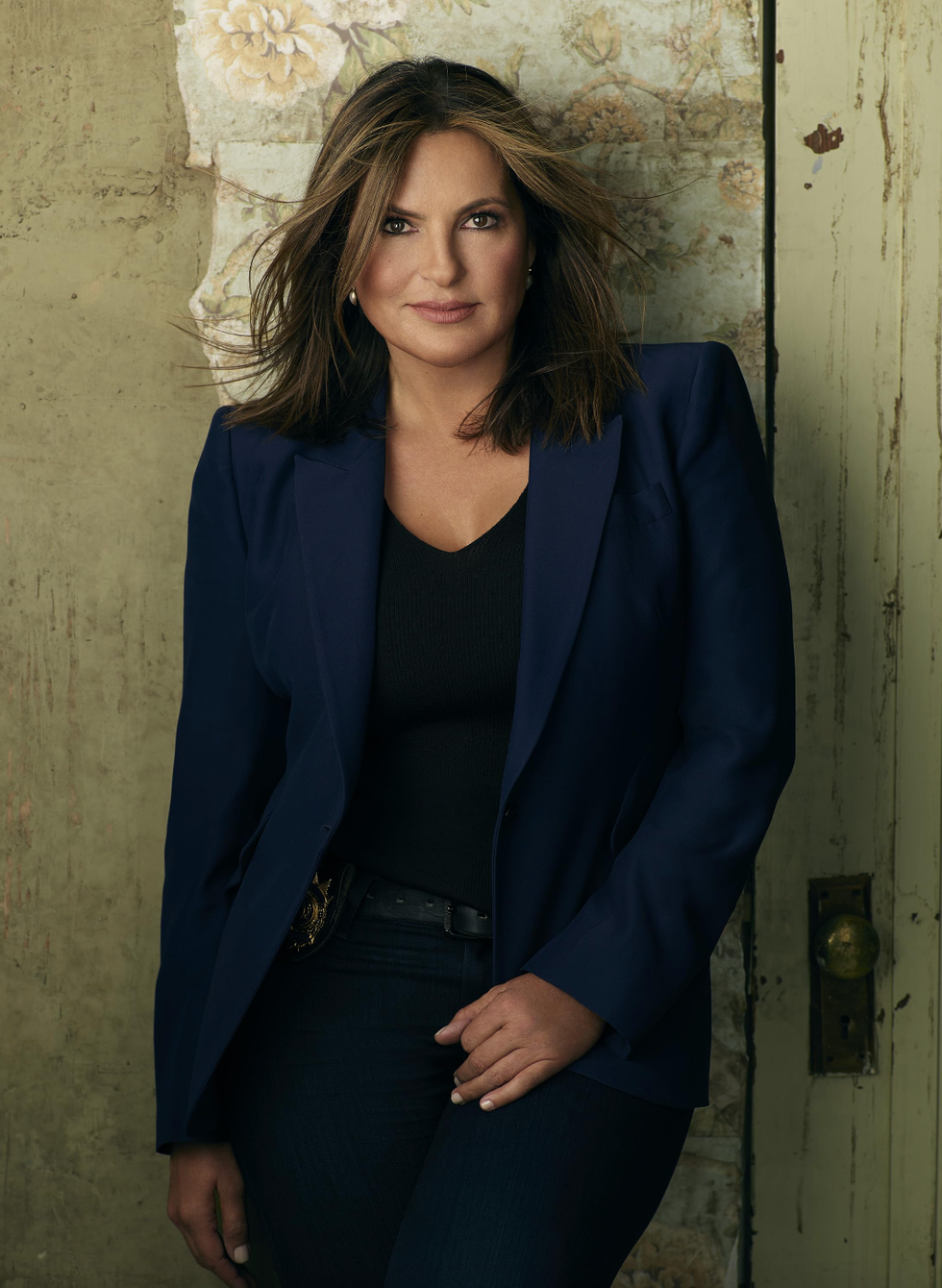 mariska hargitay as olivia benson from 'law and order svu'