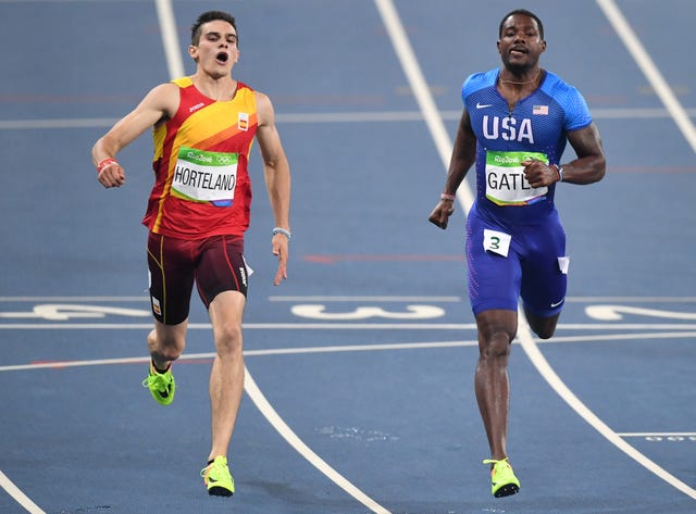 Bruno Hortelano (i), durante una prueba en los Juegos Olímpicos de Río 2016.