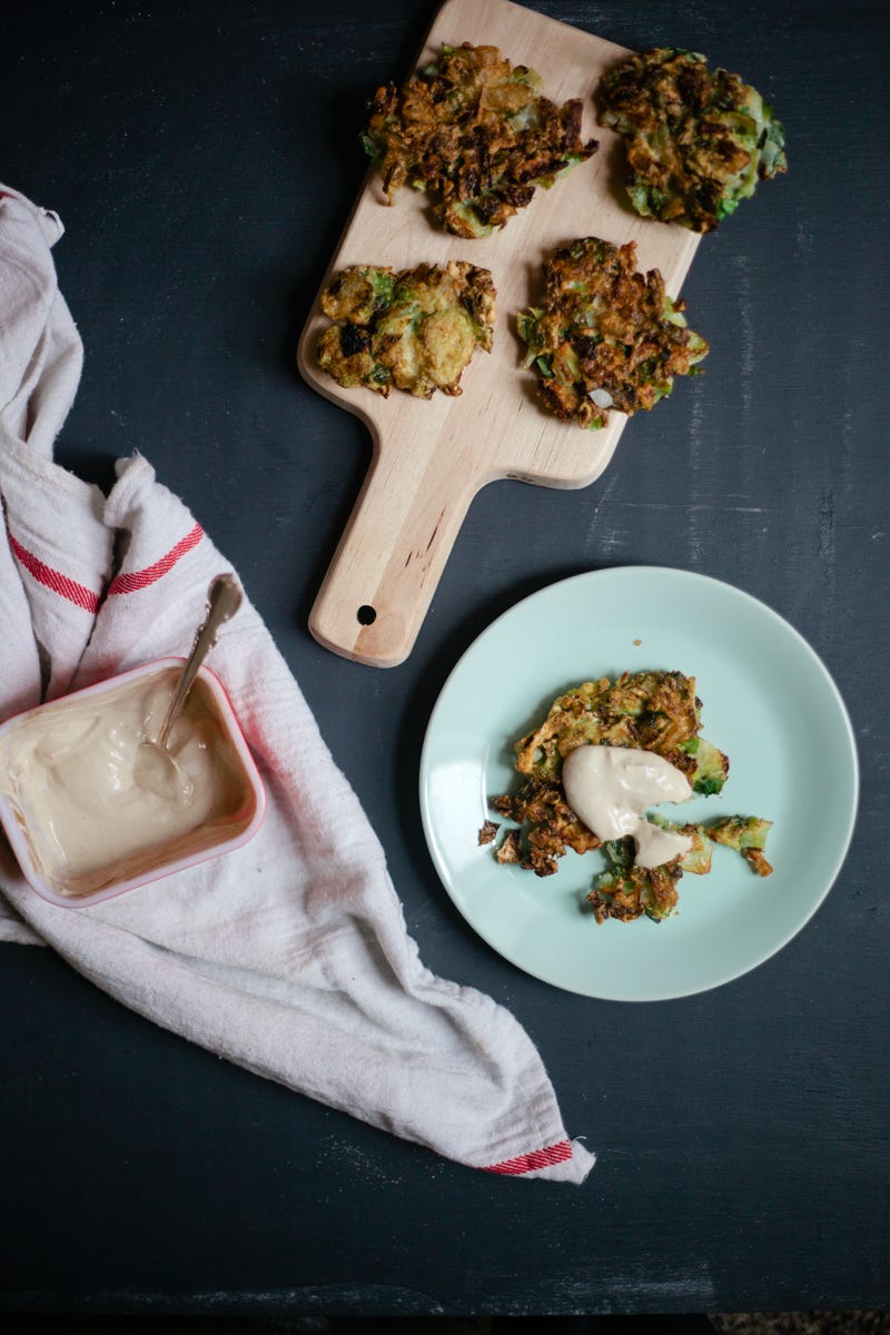 brussels sprout latkes - latke recipes