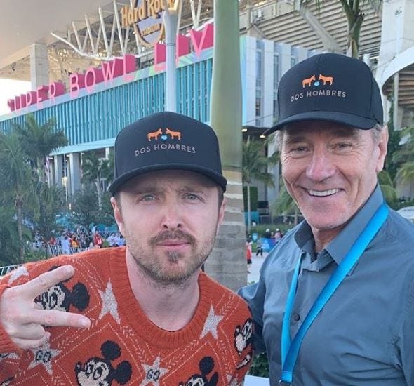 Bryan Cranston et Aaron Paul Breaking Bad