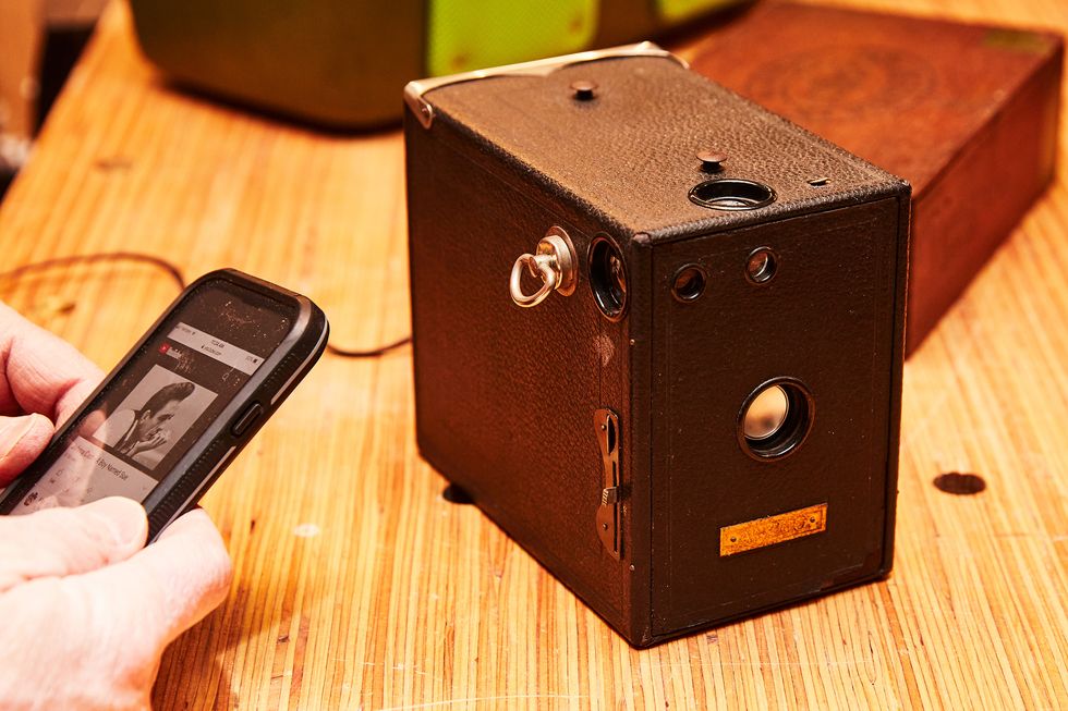 box camera bluetooth speaker