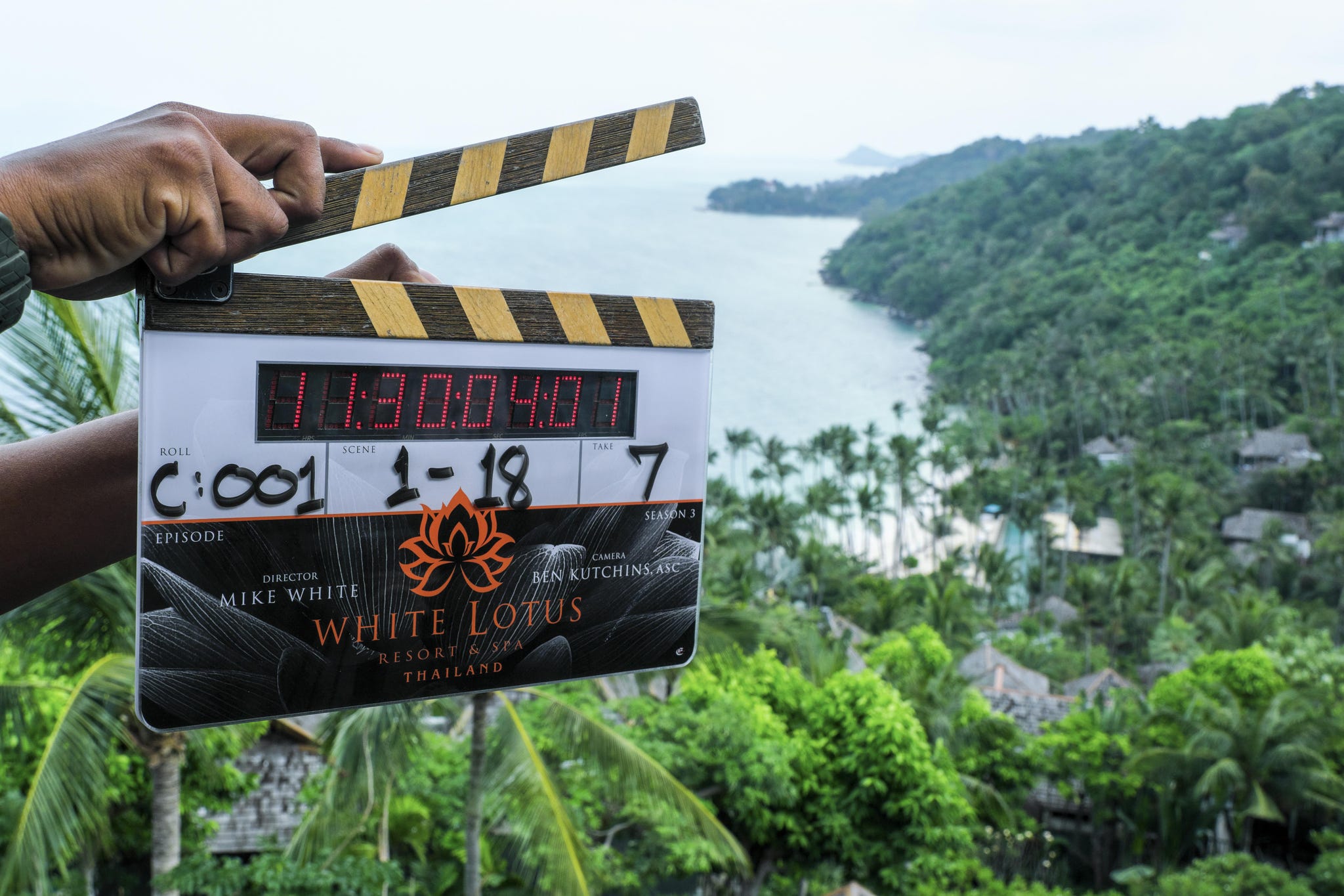 behind the scenes of the white lotus series 3 episode 1