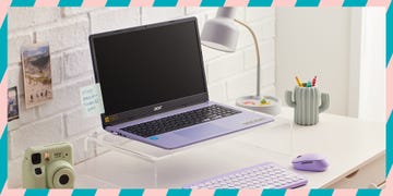 a laptop on a table