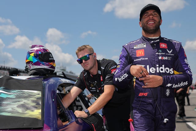 Bubba Wallace Reaction to $50,000 NASCAR Fine Surprises Reporters