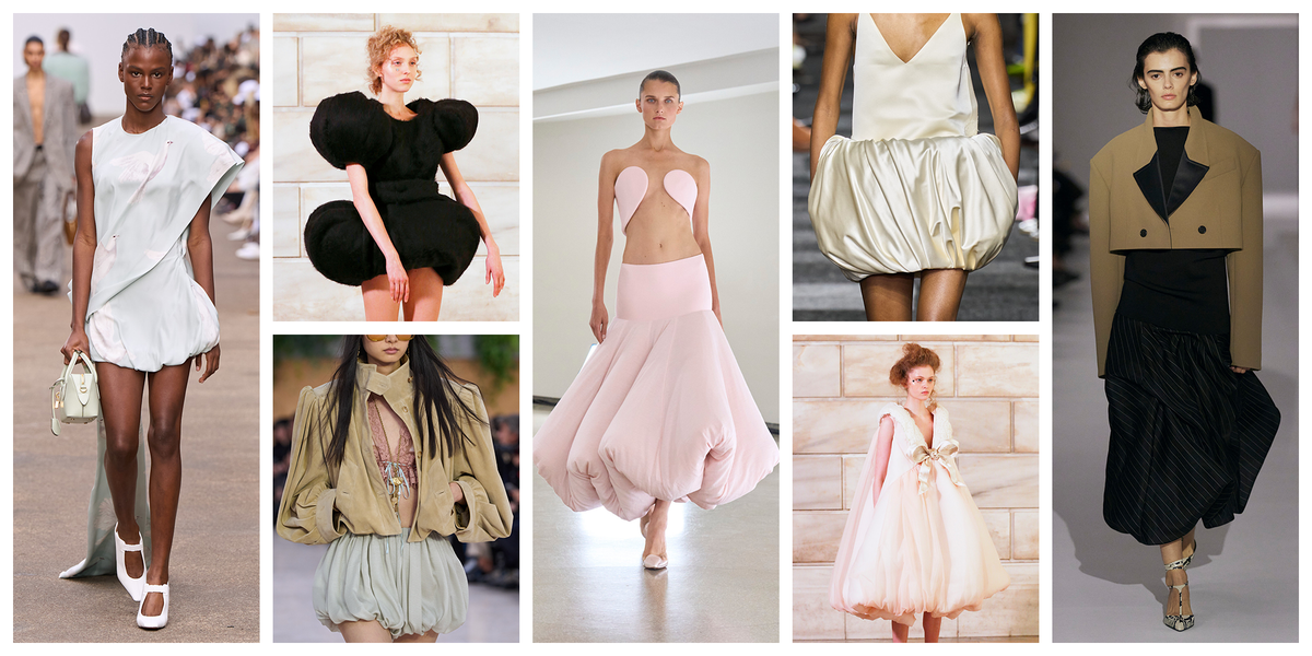 ミニスカート ROTATE FW25 'Mini Balloon' skirt (114371100 100) Mini Balloon Skirt Black - ROTATE Birger Christensen