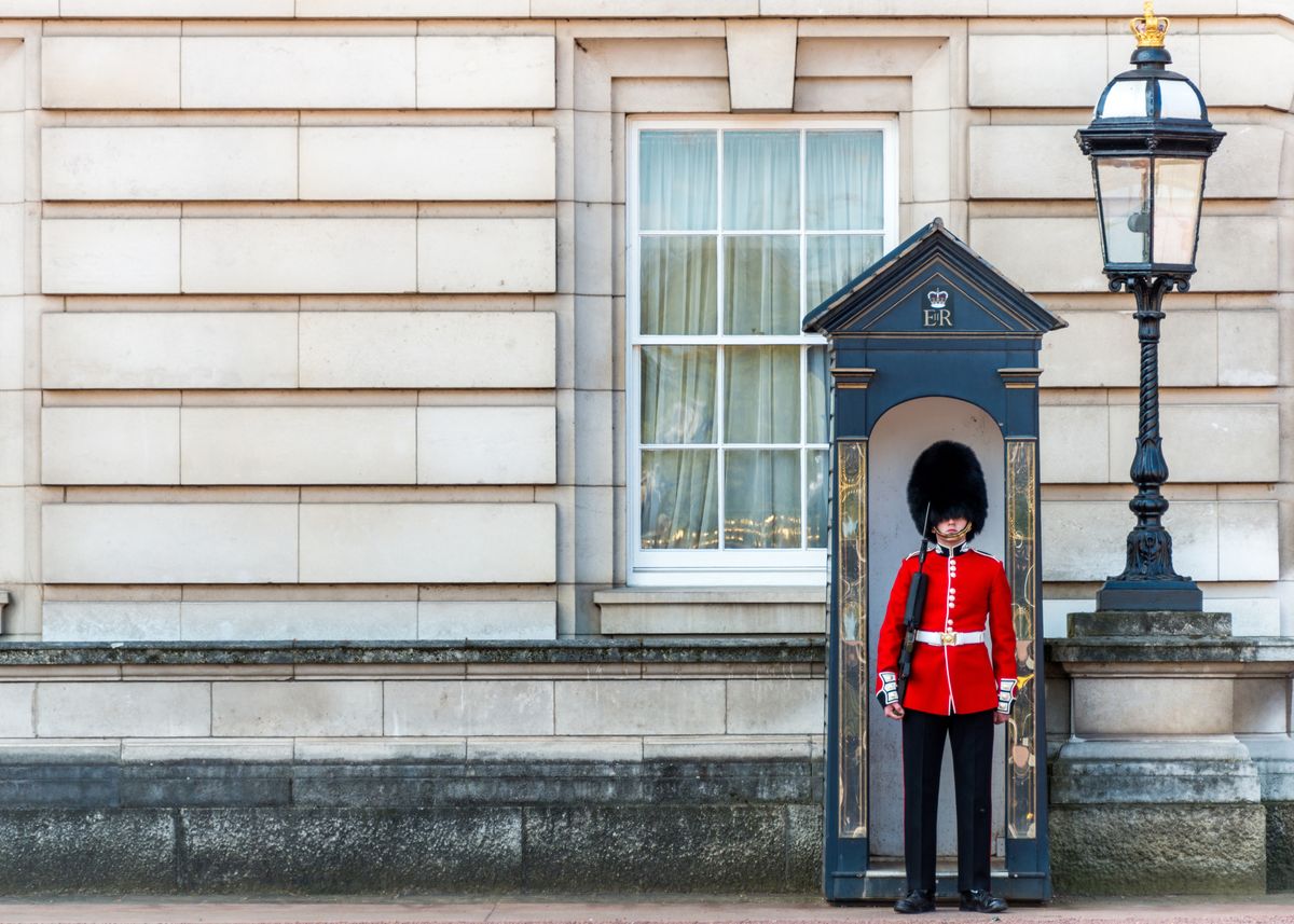 Queen's Guard At Buckingham Palace, London, England