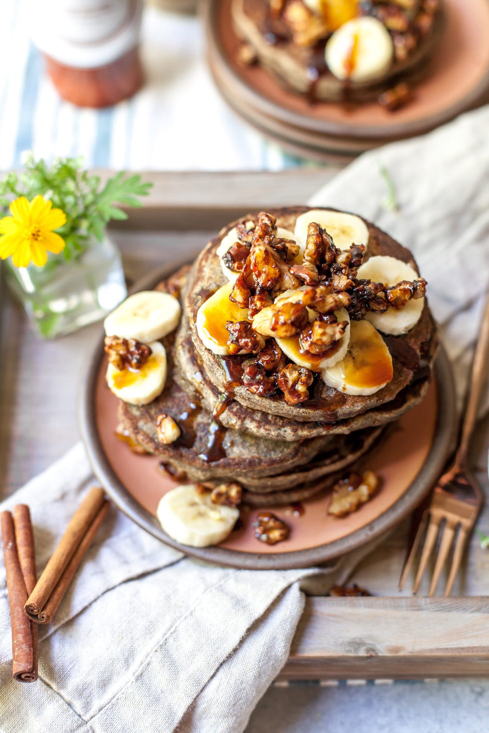 easy banana recipes   buckwheat pancakes