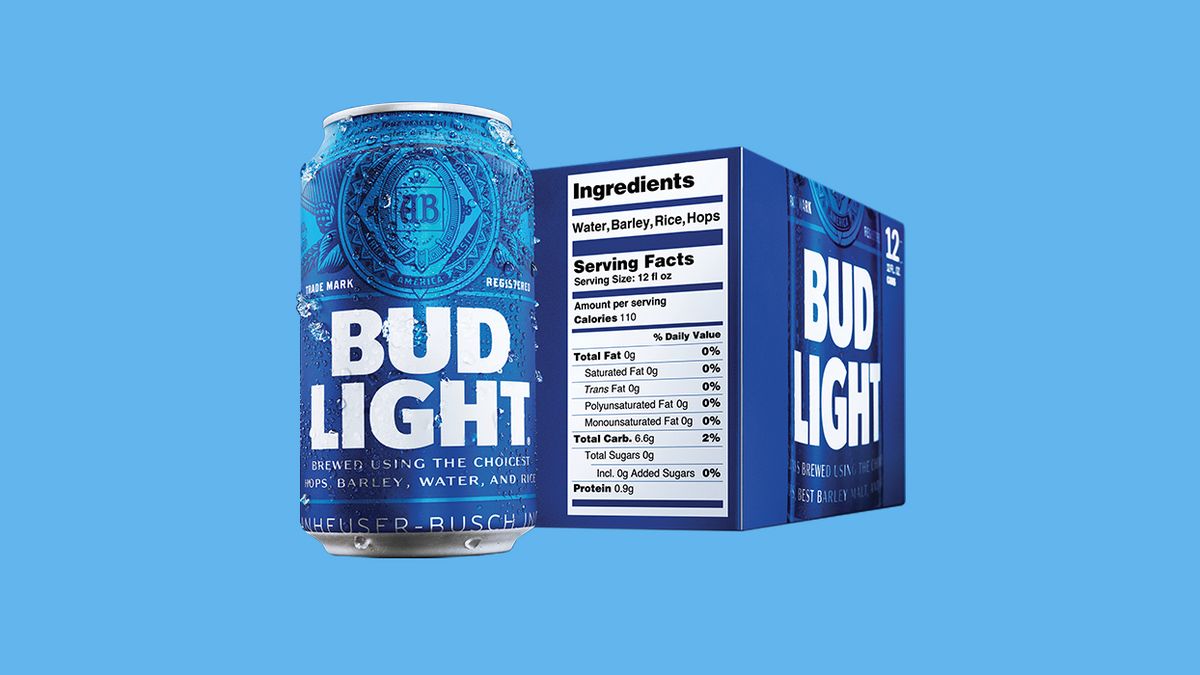 Bud Light's New Nutrition Labels Mark a New Era for Beer with