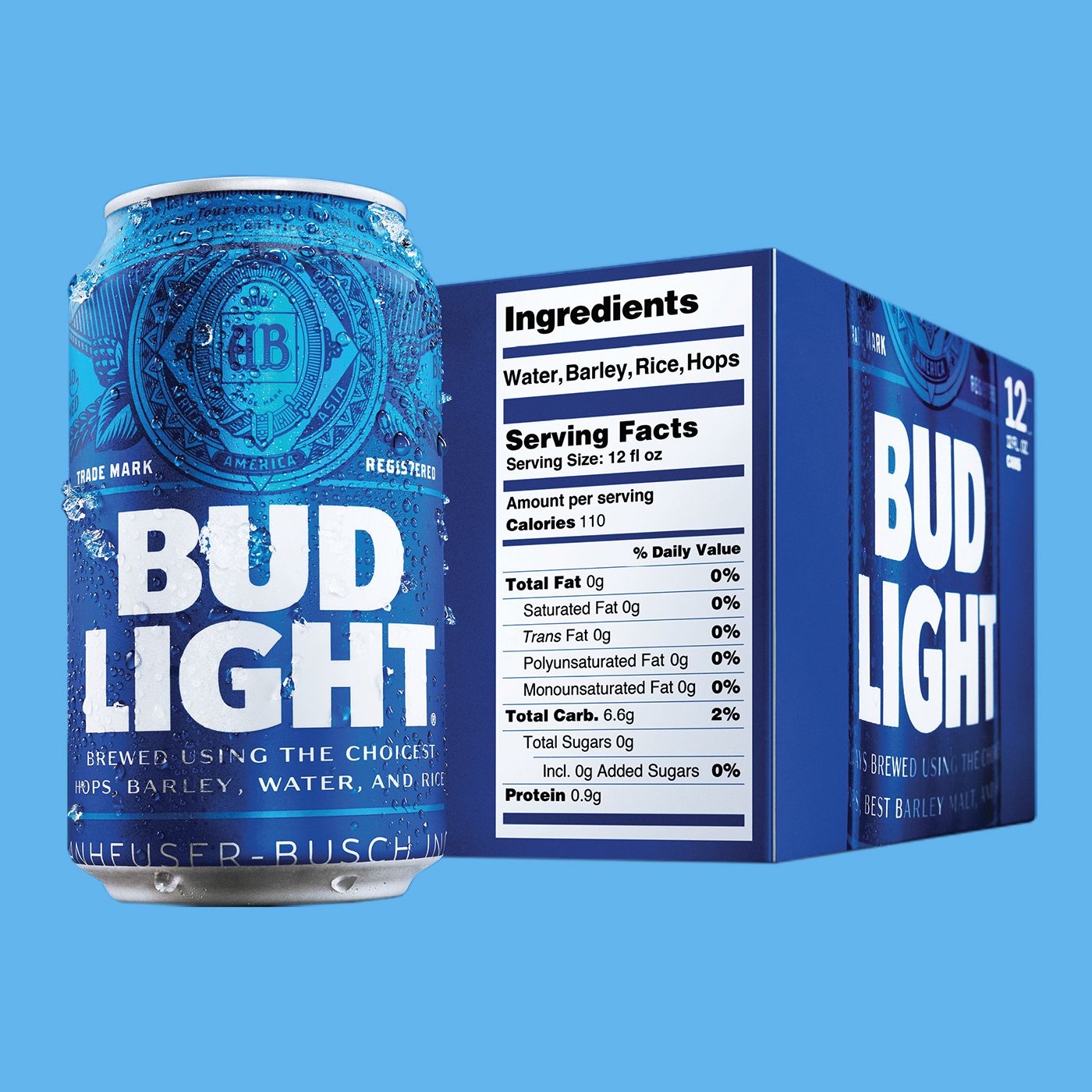 Pakistan I fare vækstdvale Bud Light's New Nutrition Labels Mark a New Era for Beer with Millennial  Drinkers