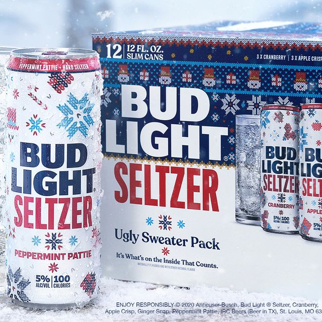 bud light seltzer ugly sweater variety pack