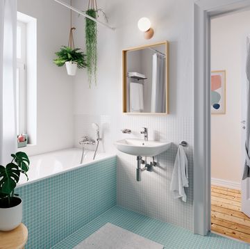 budget small bathroom ideas, grohe bau range