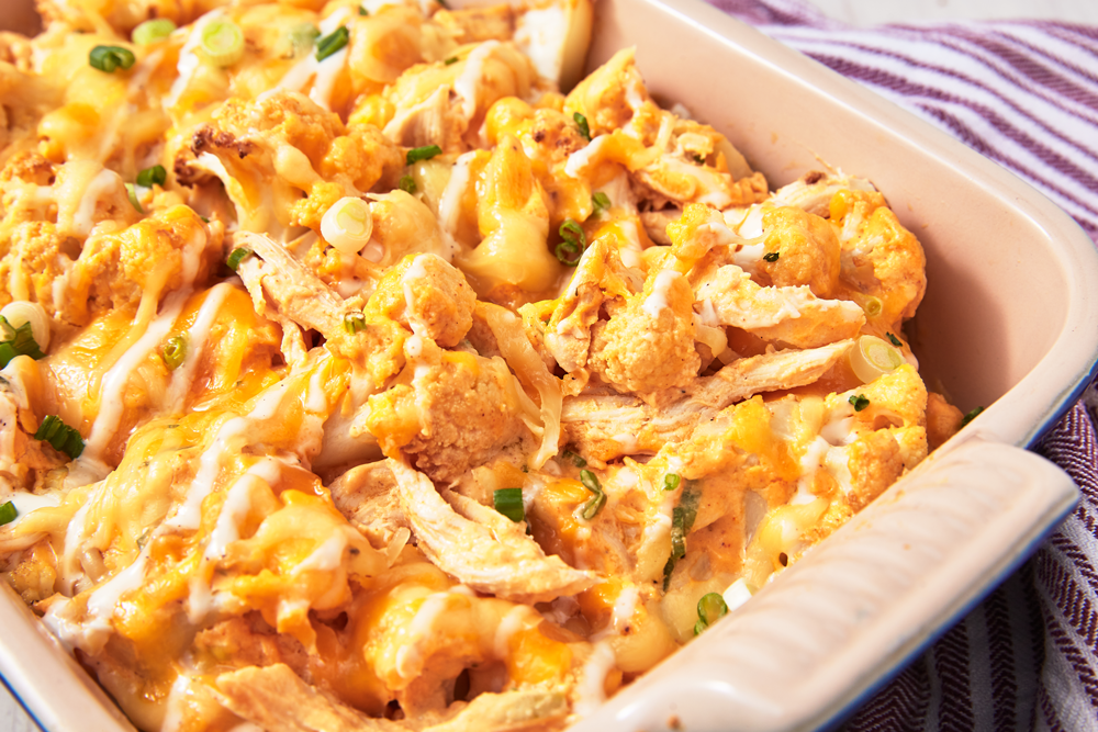 preview for Cauliflower Buffalo Chicken Casserole