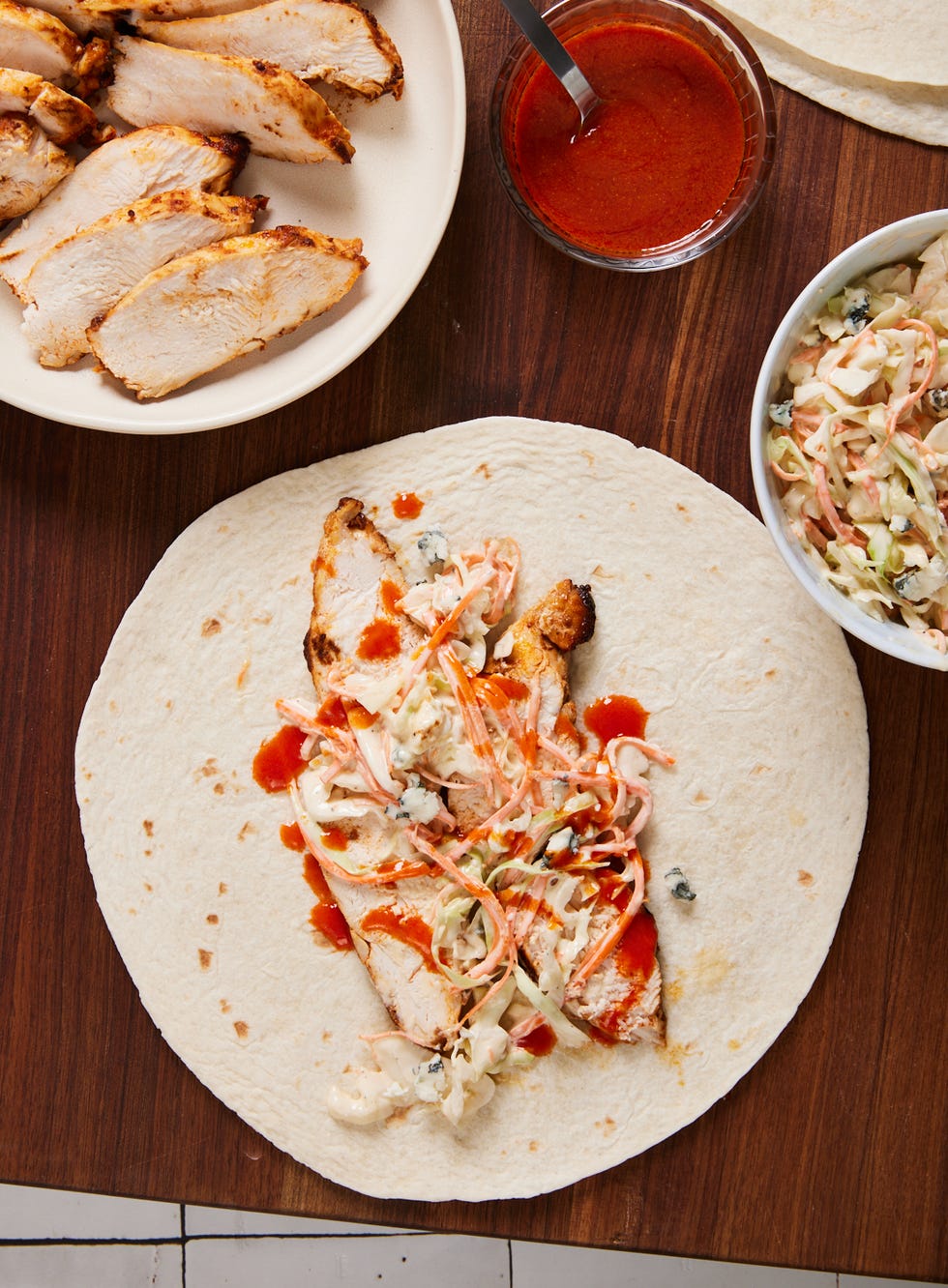 buffalo chicken wrap