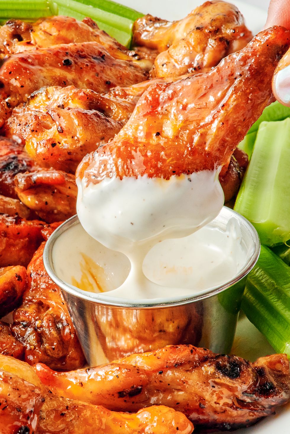 baked chicken wings with buffalo sauce