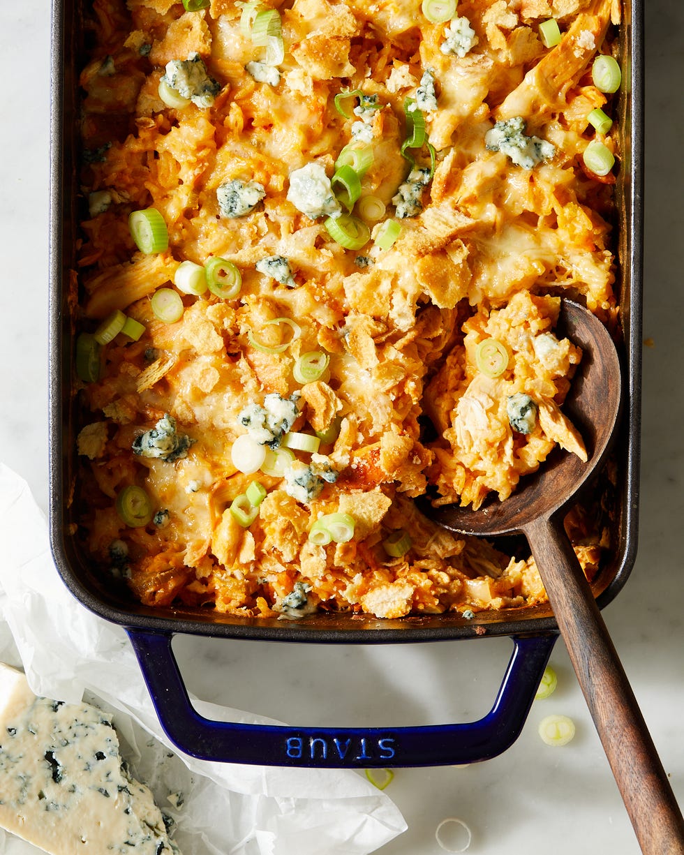 buffalo chicken rice casserole