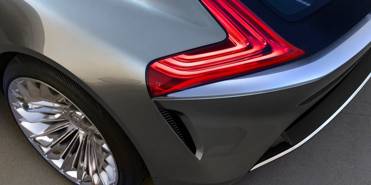 buick wildcat ev concept rear lighting