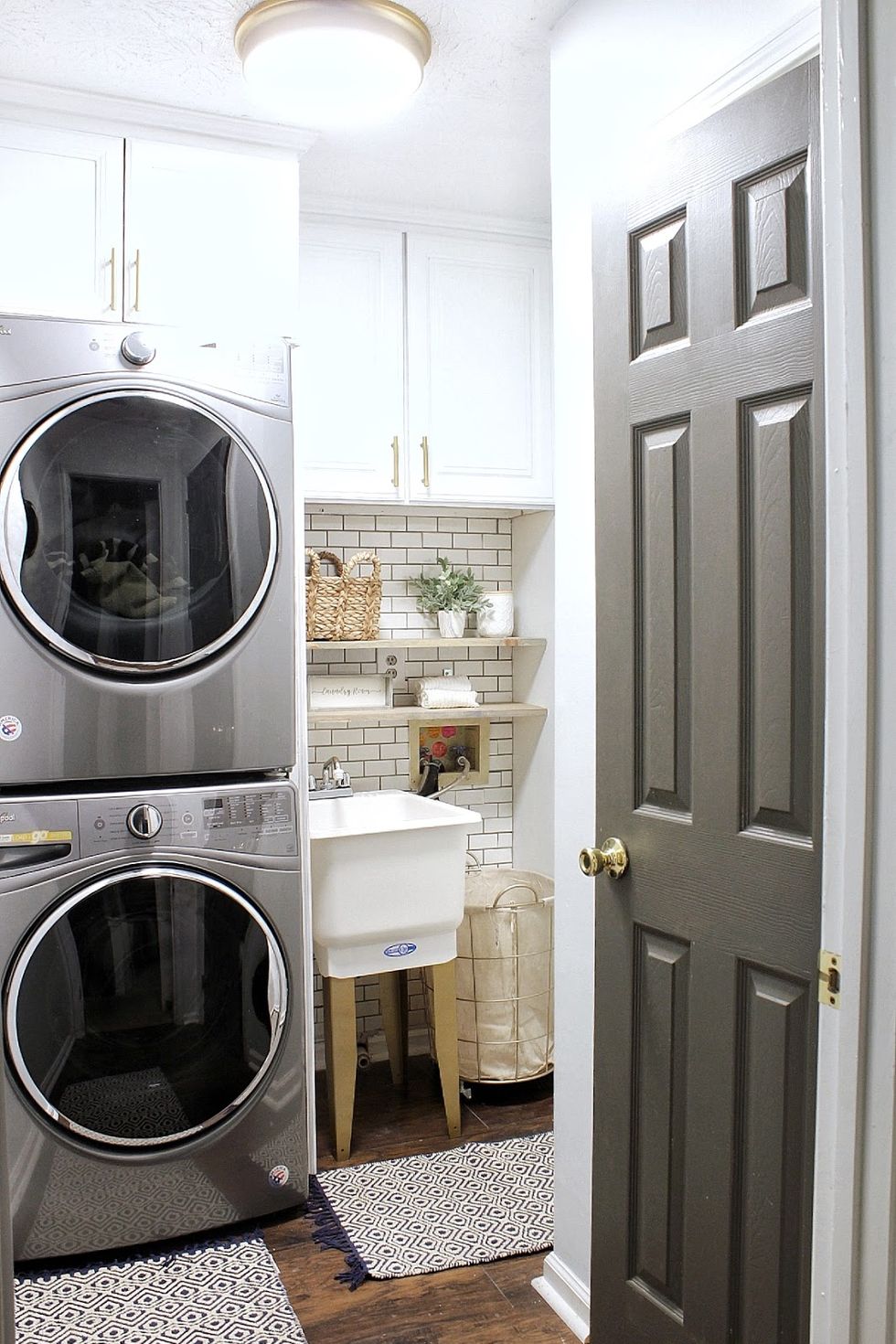 Laundry Room Cabinet Makeover - DIY Beautify - Creating Beauty at Home