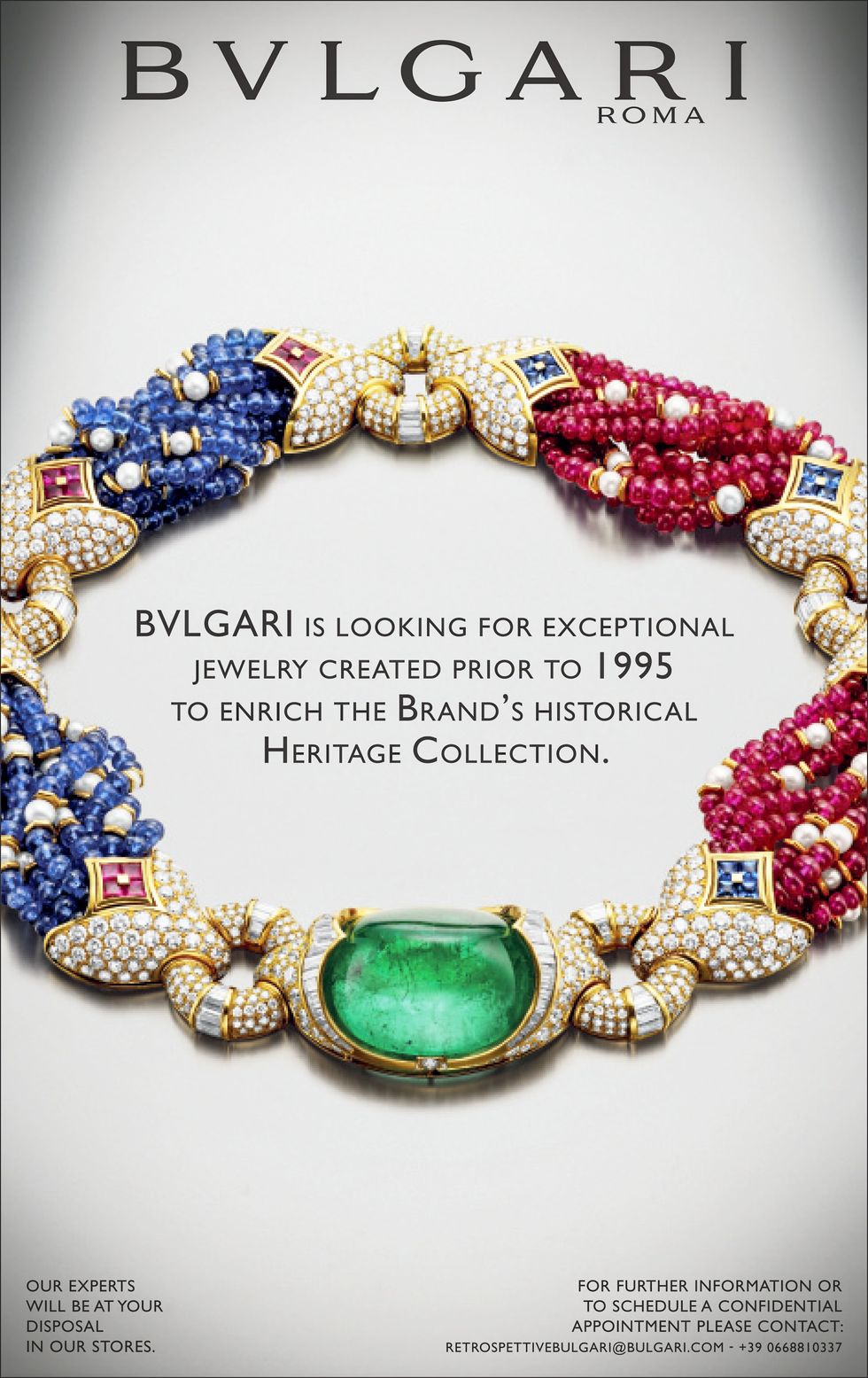Bulgari Heritage Collection - The Italian Jewelry House Searches For Lost  Treasures For Its Archive