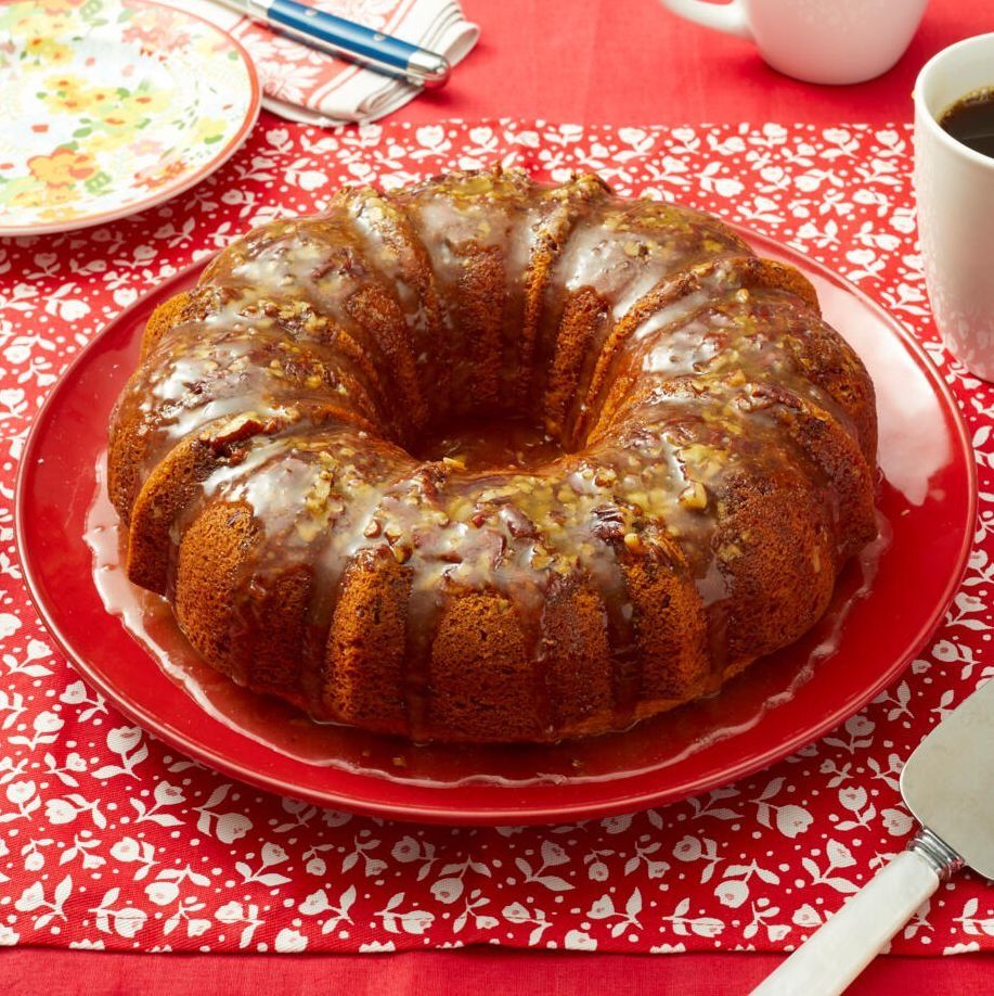 Recipes - Rum Raisin Pound Cake with Buttered Rum Sauce