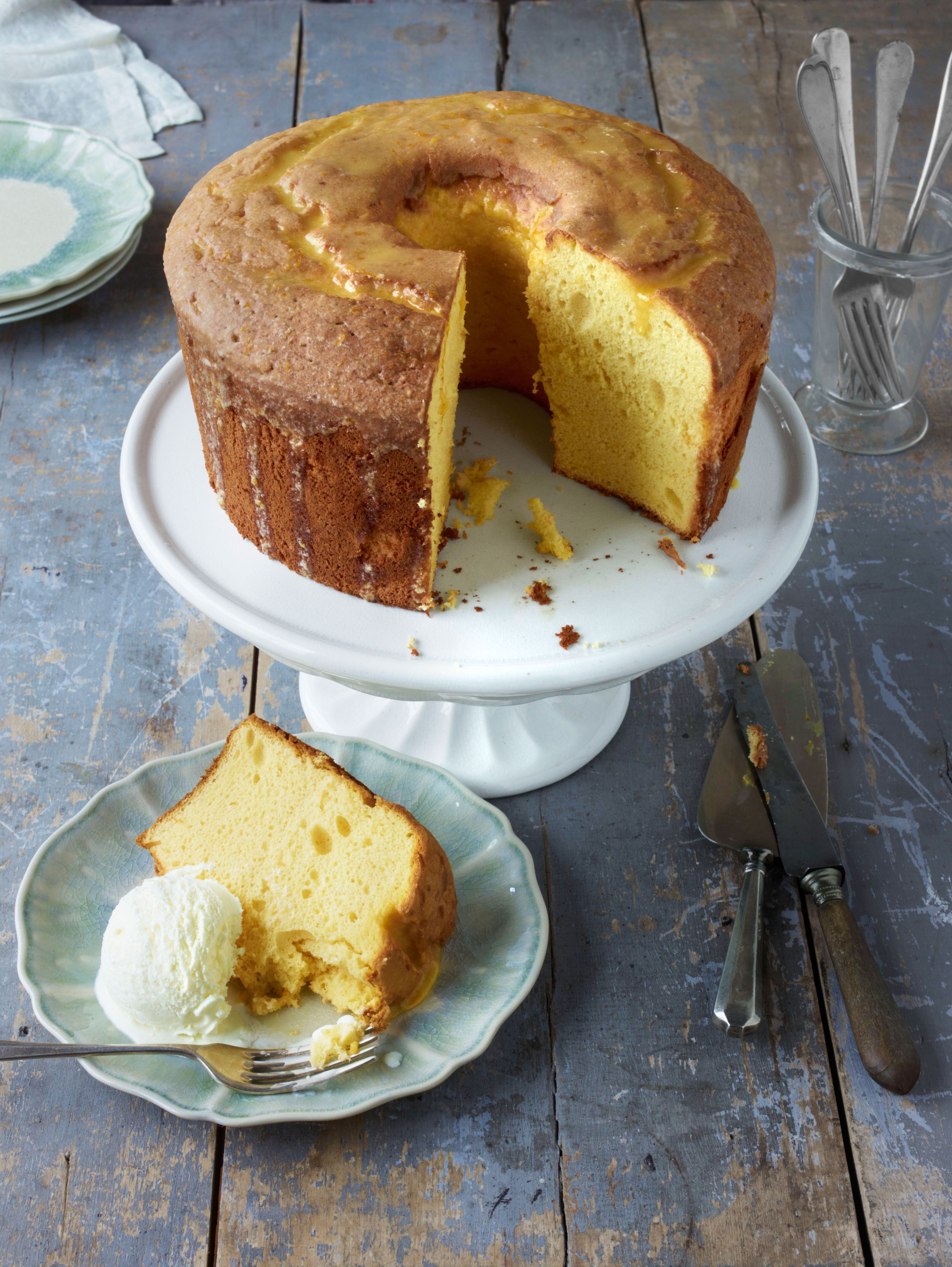 Light and Fluffy Chiffon Cake - Drive Me Hungry