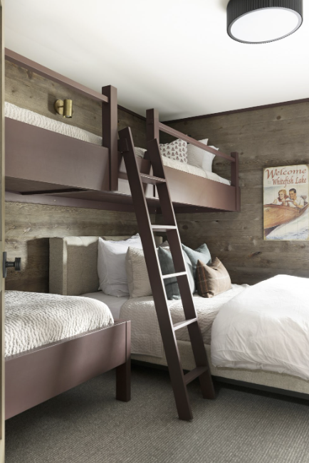 bunk bed ideas deep and rich colors