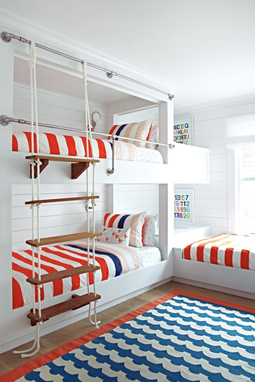 bunk bed ideas coastal feel