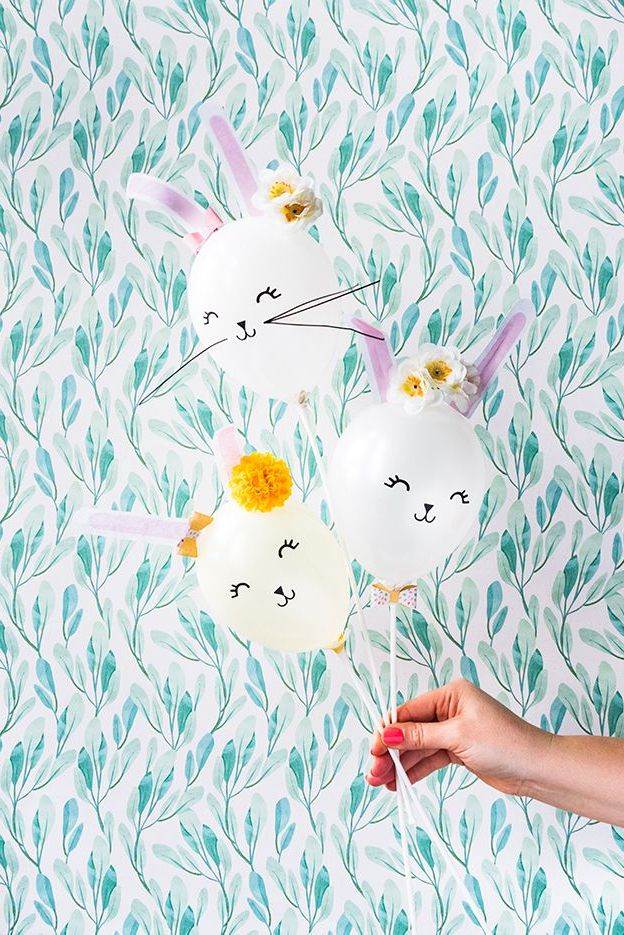 bunny balloon bunny craft