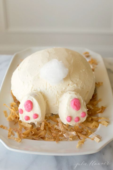 Bunny Butt Cake - Easter Bunny Cake