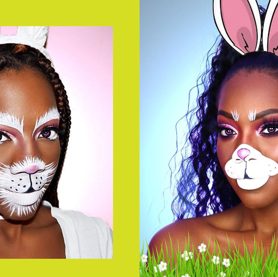 Bunny Furry Face White Adult Mask - Have Fun Costumes