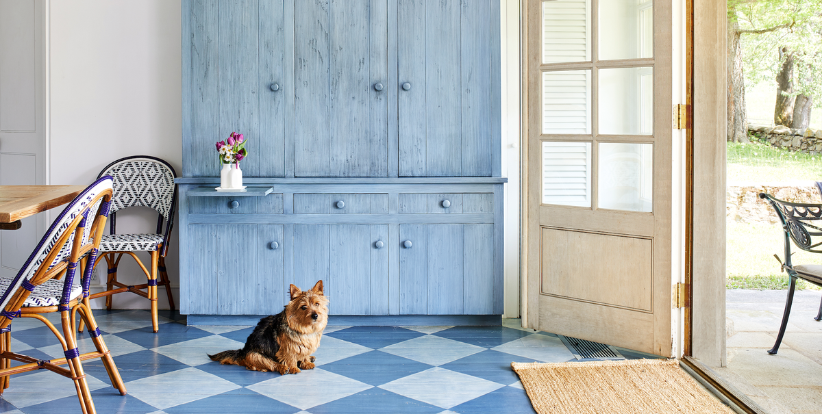 bunny mellon oak springs painted floor cottage