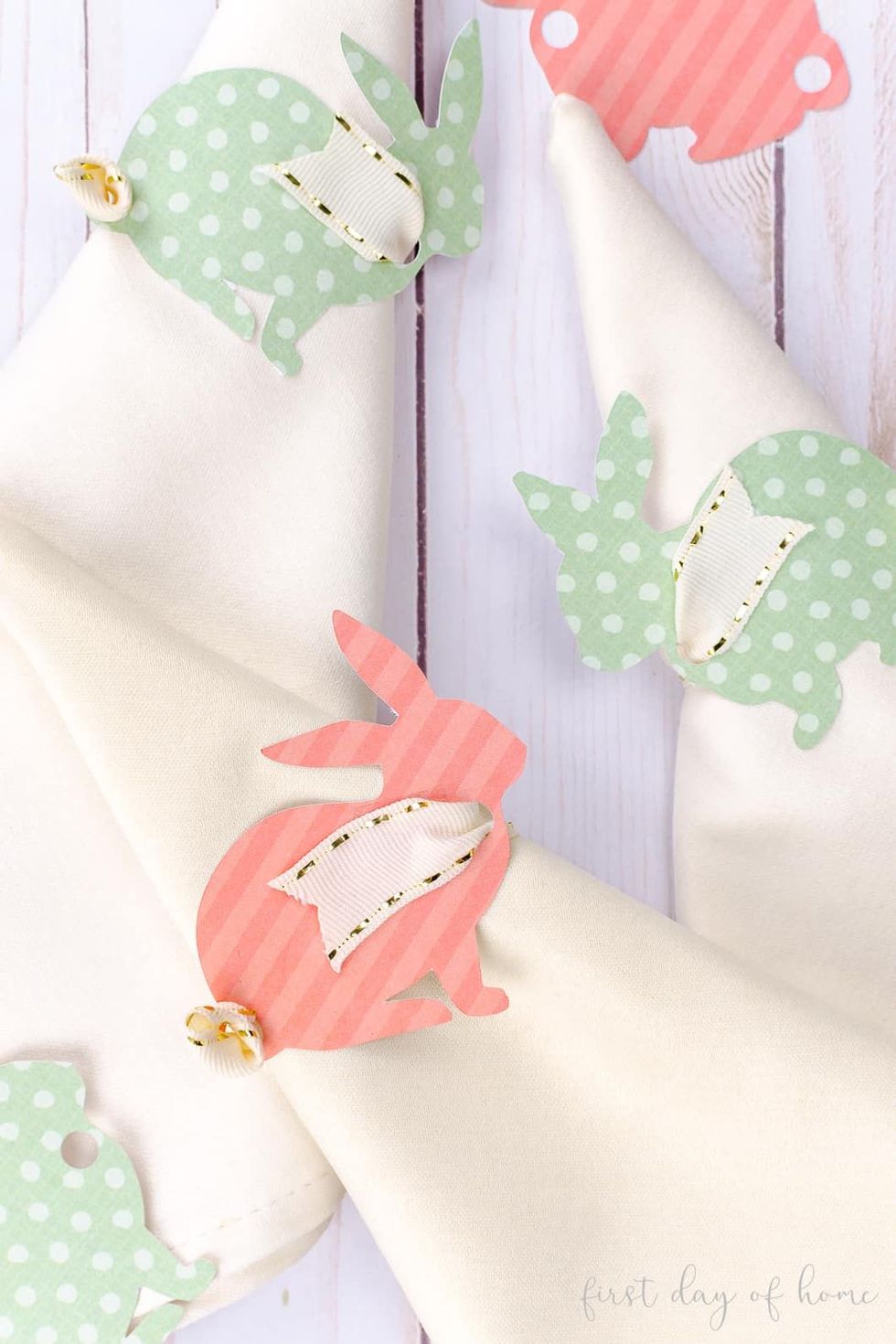 bunny napkin rings bunny crafts