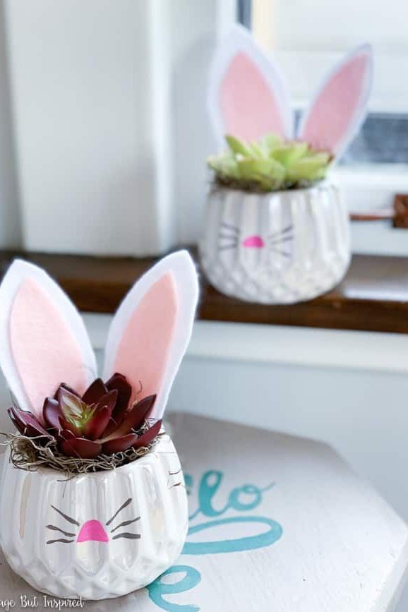 bunny planter bunny craft