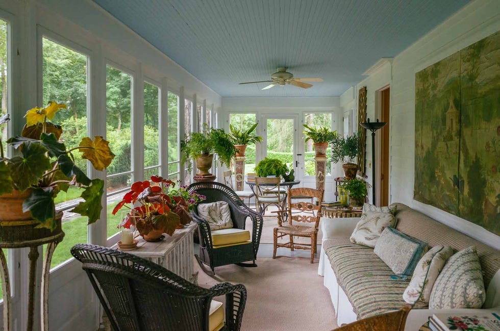bunny williams screened porch