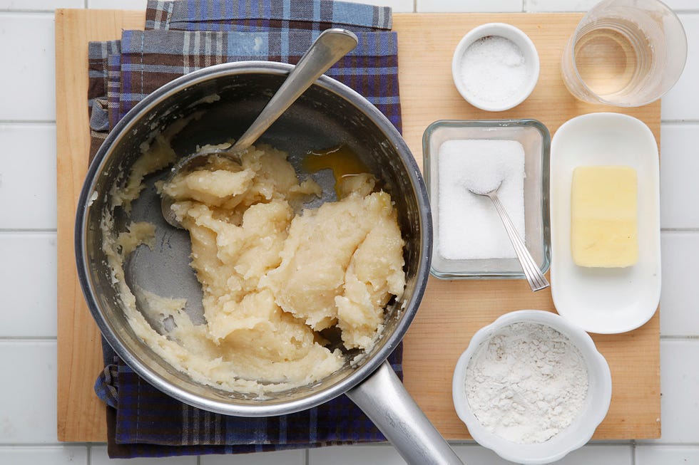 receta de buñuelos de viento paso 1